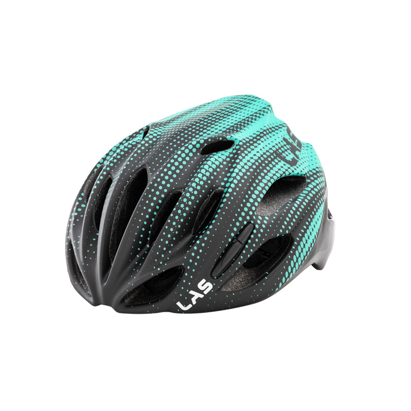 LAS Cobalto Cycling Helmet - Cosmic Black/Acqua
